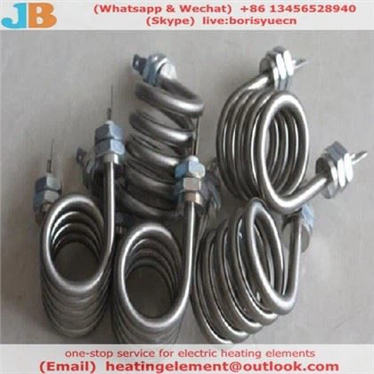 Calentador tubular de bobina