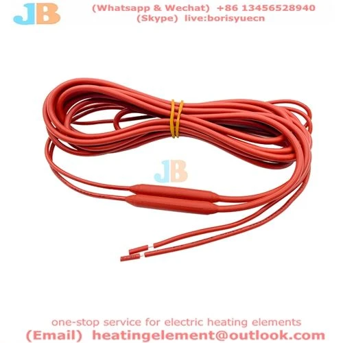 El uso de alambre calefactor de fibra de carbono.