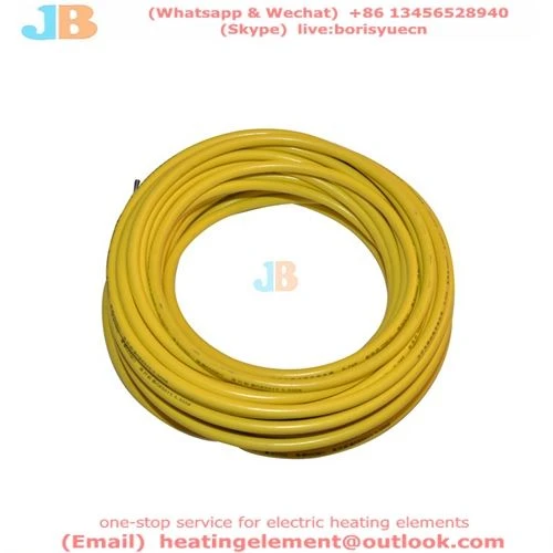 ¿Cómo entender el principio del cable calefactor de silicona?