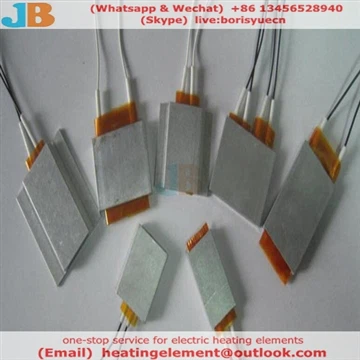 Calentador de elemento calefactor PTC 20x50x5mm 40W 70/110/220V grados carcas...